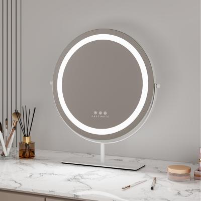 The Range FASCINATE Round LED Makeup Mirror - Black