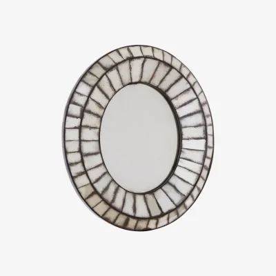 The Range Torino Medium Triangular Wall Mirror - Black