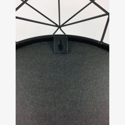 The Range Geometric Mirror in Black 64cm - Black