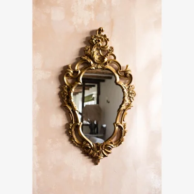 Rockett St George Beautiful Ornate Gold Wall Mirror