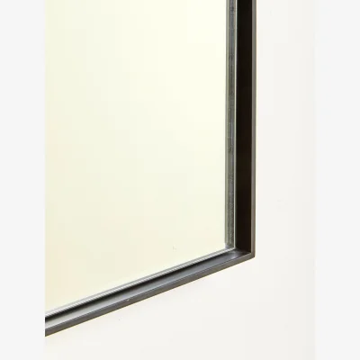 The Range Matera 3D Round Gold Wall Mirror - Black