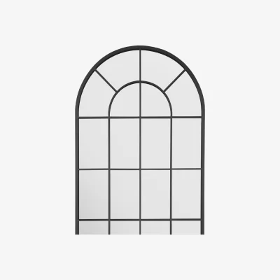 The Range Black Arcus Grid Mirror  - Black
