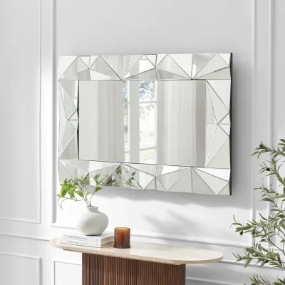 The Range Atlas Vintage Style Long Rectangle 120x80cm Mirror - Mirror