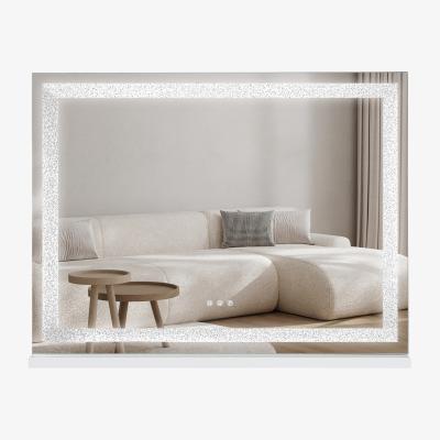 The Range Vanity Makeup Mirror with LED Lights - White / 58X48CM