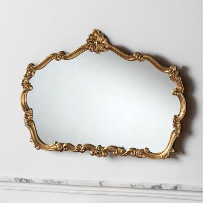 The Range Traditional Decorative Landscape Mirror - Gold