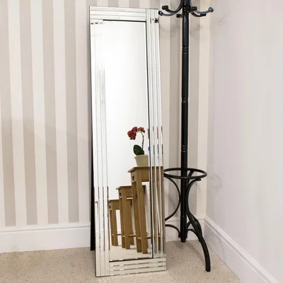 The Range MirrorOutlet Eden Triple Edge Venetian Mirror 150 x 40cm Cheval - Yellow