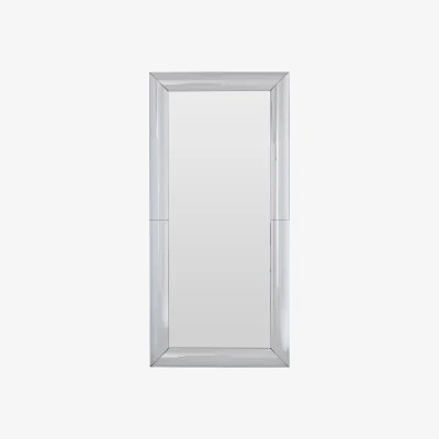 The Range Mattise White Wall Mirror - Silver