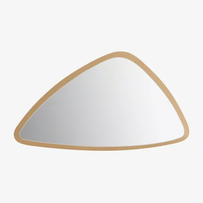 The Range Zariah Geo Wall Mirror - Gold