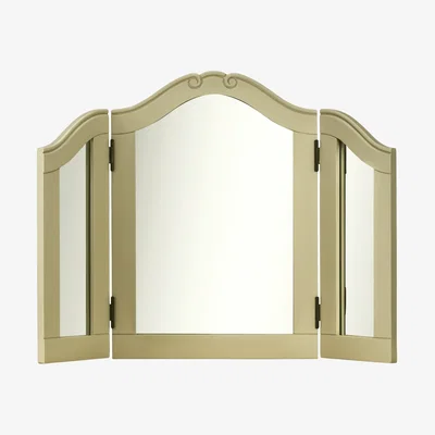The Range Juliette Dressing Table 3-Way Mirror - Gold
