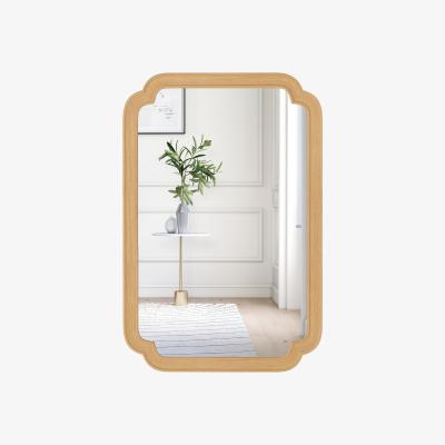 The Range Rounded Corner Arch Wall Mirror - Natural