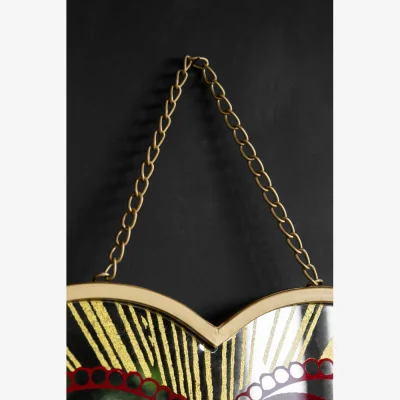 Rockett St George Rebel Of Love Heart-Shaped Wall Mirror