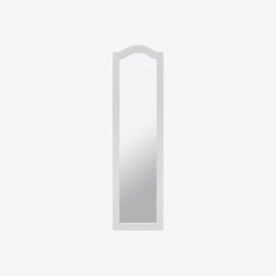 The Range Juliette Full Lengh Leaner Mirror with Wooden Frame - White