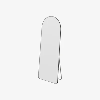 The Range Modern Arched Full Length Mirror - Black