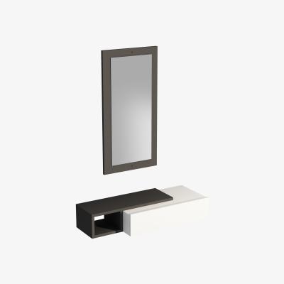 The Range Maria Dresuar with Drawer, Mirror - Anthracite - White