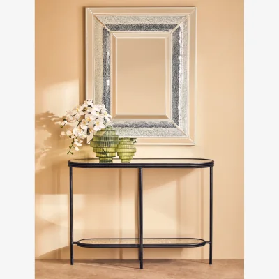 The Range Beauly Gold Finish Round Wall Mirror - Silver