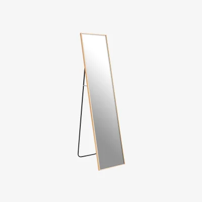 The Range Holmes Gold Floor Mirror - Gold