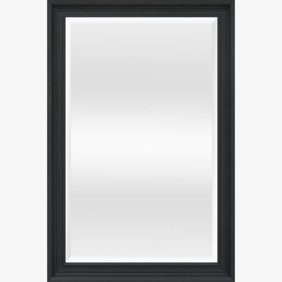 The Range Malvern Bevelled Mirror - Black