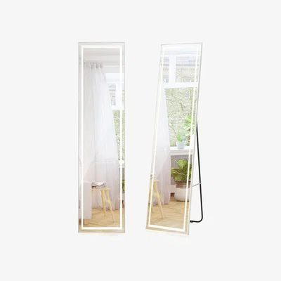 The Range LED Full Length Mirror - White