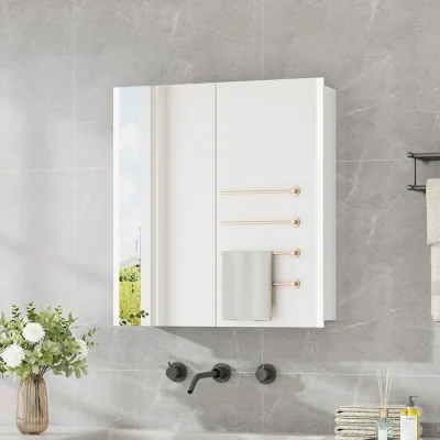 The Range Lifeideas LED Mirror Cabinet with Defogger and Shaver Socket - White