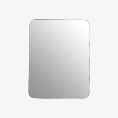 The Range Gloria Stone Grey Wall Mirror - Gold