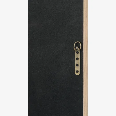 The Range Inga Oak Wood Full Length Rectangle 170-80cm Wall Mirror - Oak