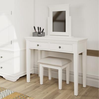 The Range Swanley Adjustable Freestanding Dressing Table Mirror - White