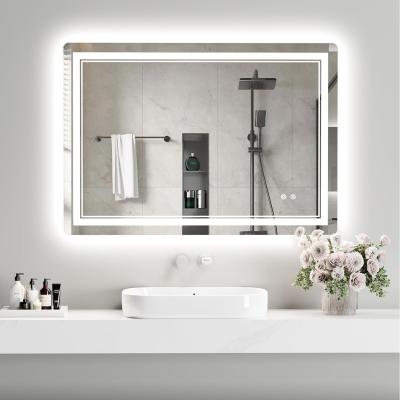 The Range Bathroom Mirror with LED Light - White / 50cm