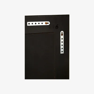 The Range Verona Petal Wall Mirror - Black