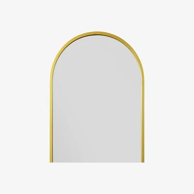 The Range MirrorOutlet Garden Arcus Gold Framed Arched Wall Mirror 180CM X 90CM) - Gold