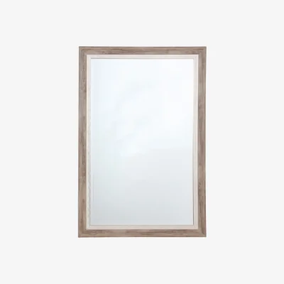 The Range Arbury Stepped Mirror - Brown