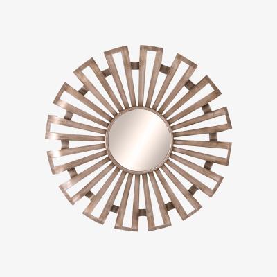 The Range Celestial Burst Antique Silver Sunburst Mirror - Silver