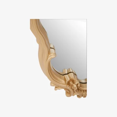 The Range Holmes Large Champagne Wall Mirror - Gold