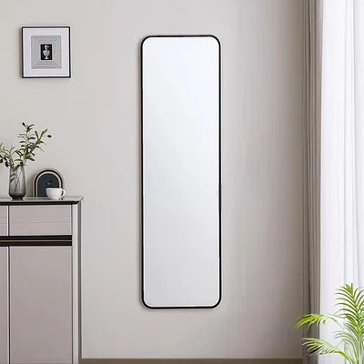 The Range Classic Rectangular Full Length Mirror - Black