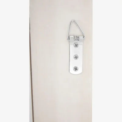 The Range Sana Large Double Bevelled Edge Wall Mirror - White