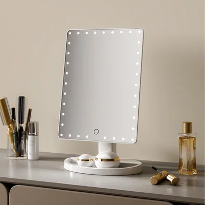 The Range FASCINATE 360 Large Dimmable LED Makeup Vanity Mirror - White
