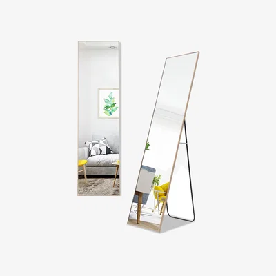 The Range Freestanding Hanging Mirror - Gold