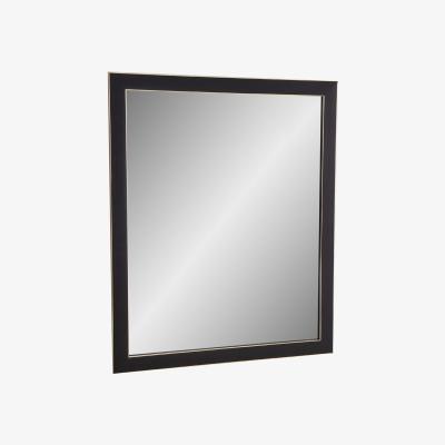 The Range Black And Gold Edged Mirror - Black