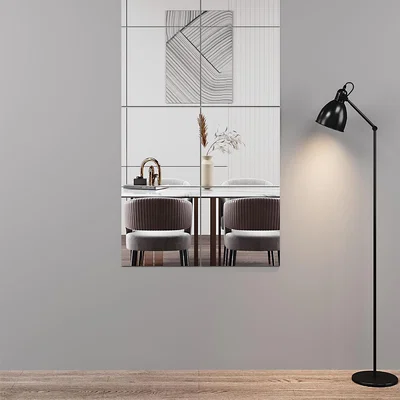 The Range 3 Piece Acrylic Self-Adhesive Wall Mirror - Clear