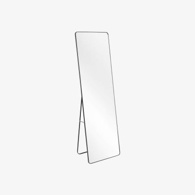 The Range Full Length Mirror with Metal Frame - Black