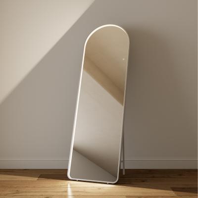 The Range FASCINATE Arch Full Length Mirror - White / Aluminium