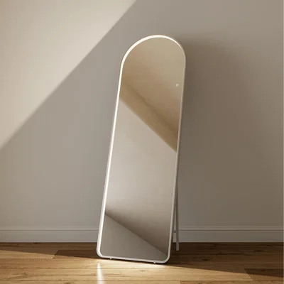The Range FASCINATE Arch Full Length Mirror - White / Aluminium