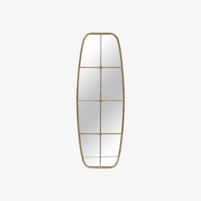 The Range Suntime Mirror with Rectangle Panels - Gold