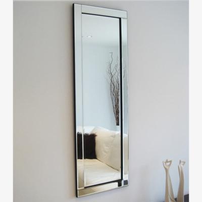 The Range Chloe Glass Framed Mirror Full Length - Silver