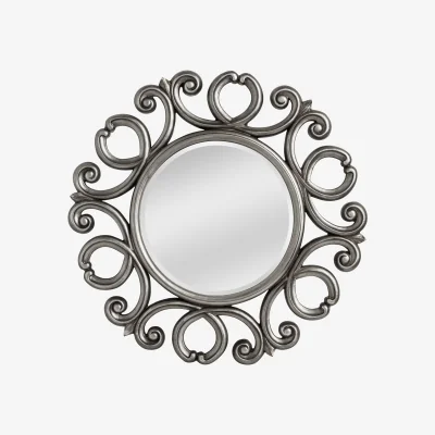 The Range Torino Small Triangular Wall Mirror - Silver