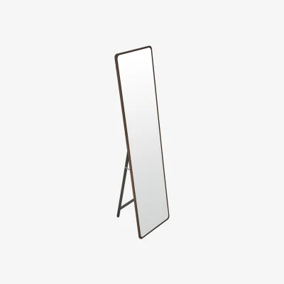 The Range Modern Rectangular Full Length Mirror - Black