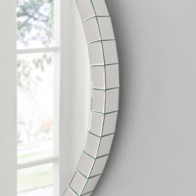The Range Disco Medium Glam Round Wall Mirror - Mirror