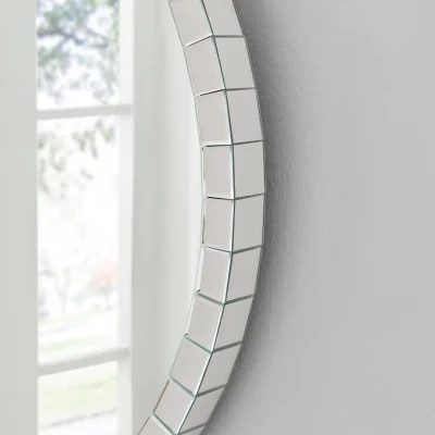 The Range Disco Medium Glam Round Wall Mirror - Mirror
