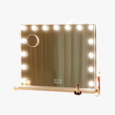 The Range Vanity LED Dressing Table Mirror - White