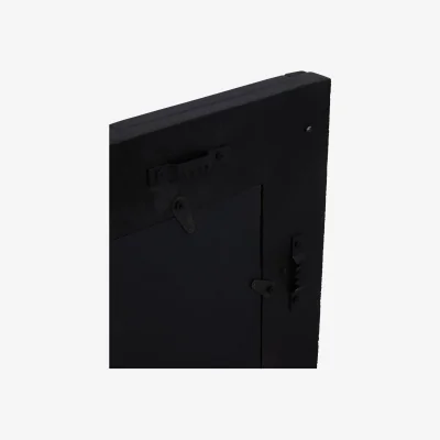The Range Tia Champagne Chain Design Wall Mirror - Black
