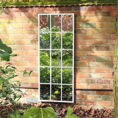 The Range Extra Large Window Mirror - White